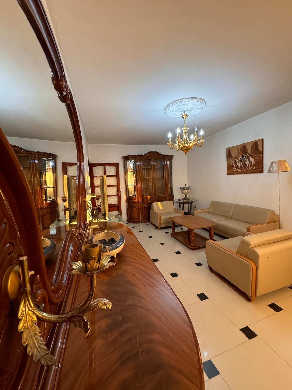 Salon de l'appartement F4 Garidi 1